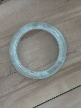 Unbranded Pale Seafoam Acrylic Decorative Bangle